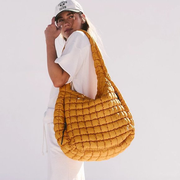 Free People FP Movement Quilted Carryall - Golden Sunrise - Picture 2 of 5